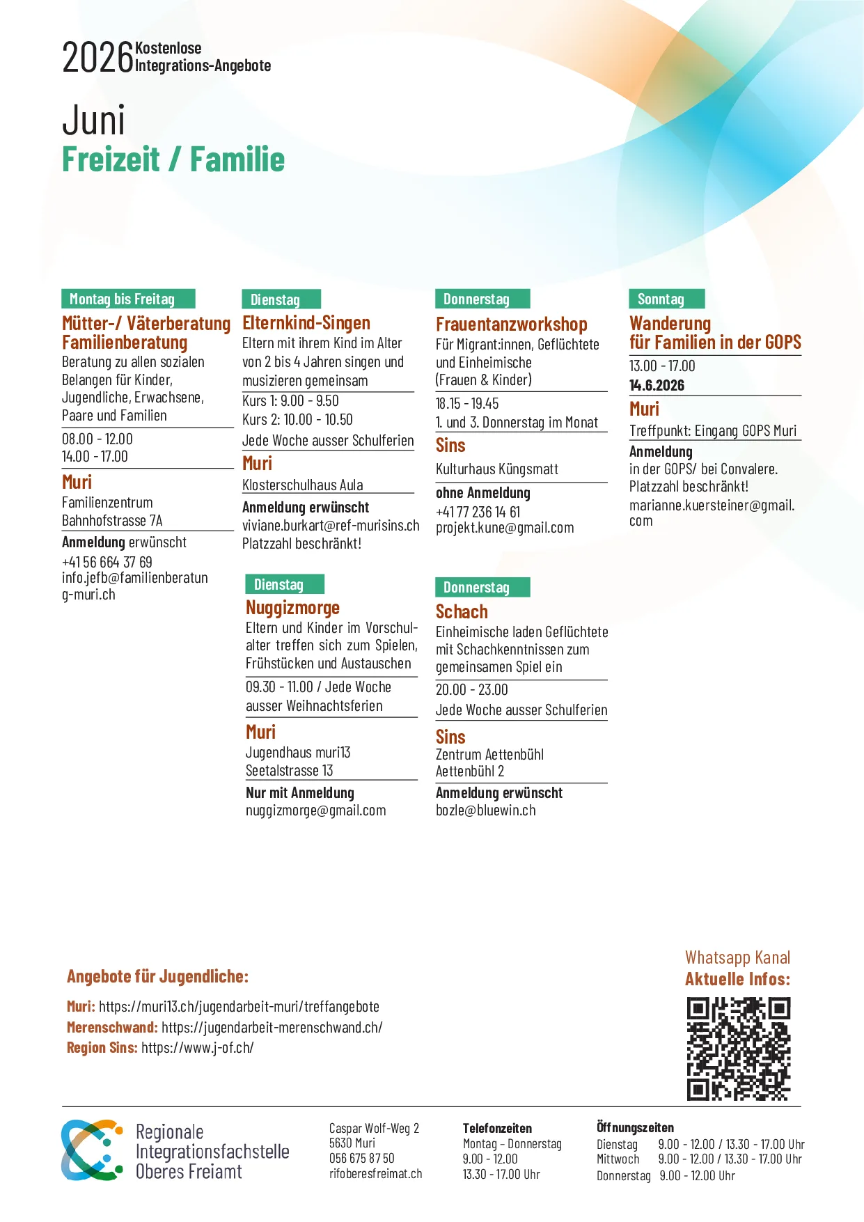 Monatsprogramm Seite 2